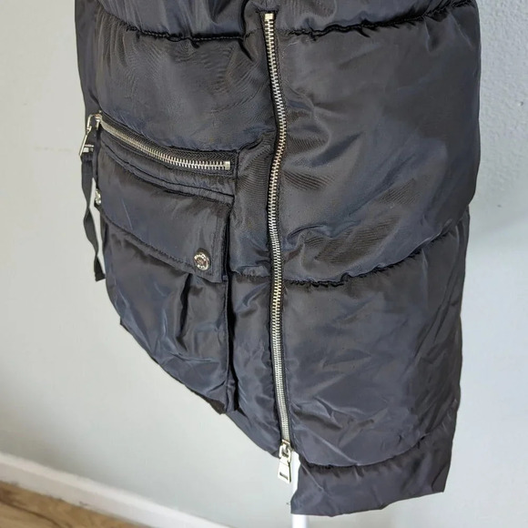 Madden NYC Ski Jacket/Puffer Jacket with Pockets, side zipper, Black Size S/P - Picture 8 of 10